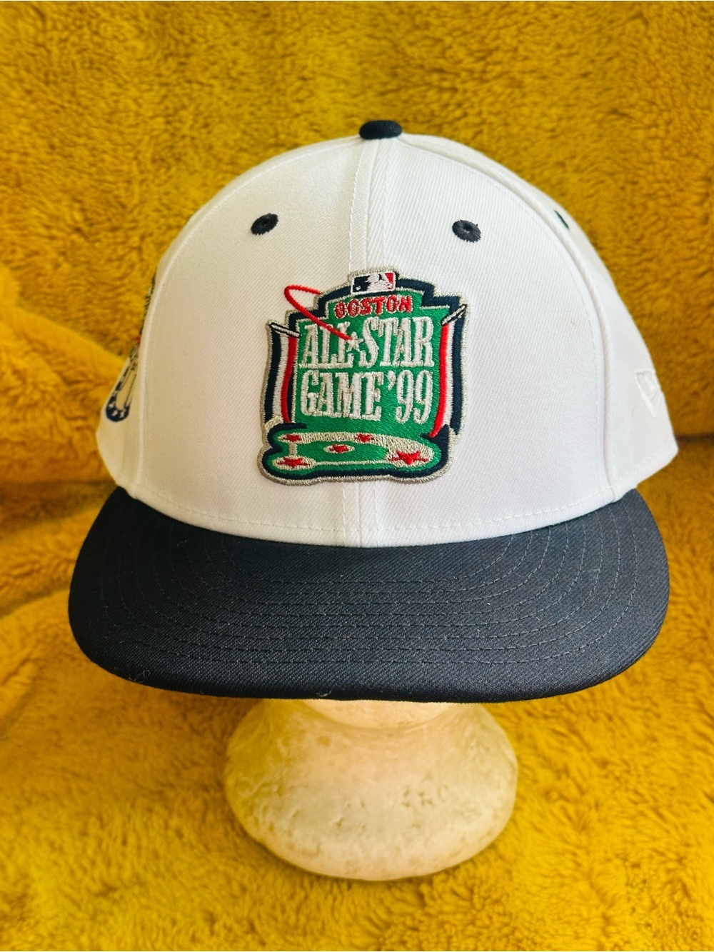 New Era Boston Red Sox 59FIFTY Fitted Hat Cap 1999 All Star Game Patch 7 5/8